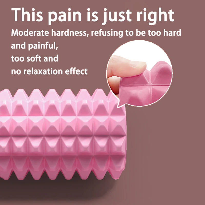 Foam Massage Roller, Hollow Yoga Column Fitness Equipment for Muscle Massage, Physiotherapy and Sports Rehabilitation, Rolle