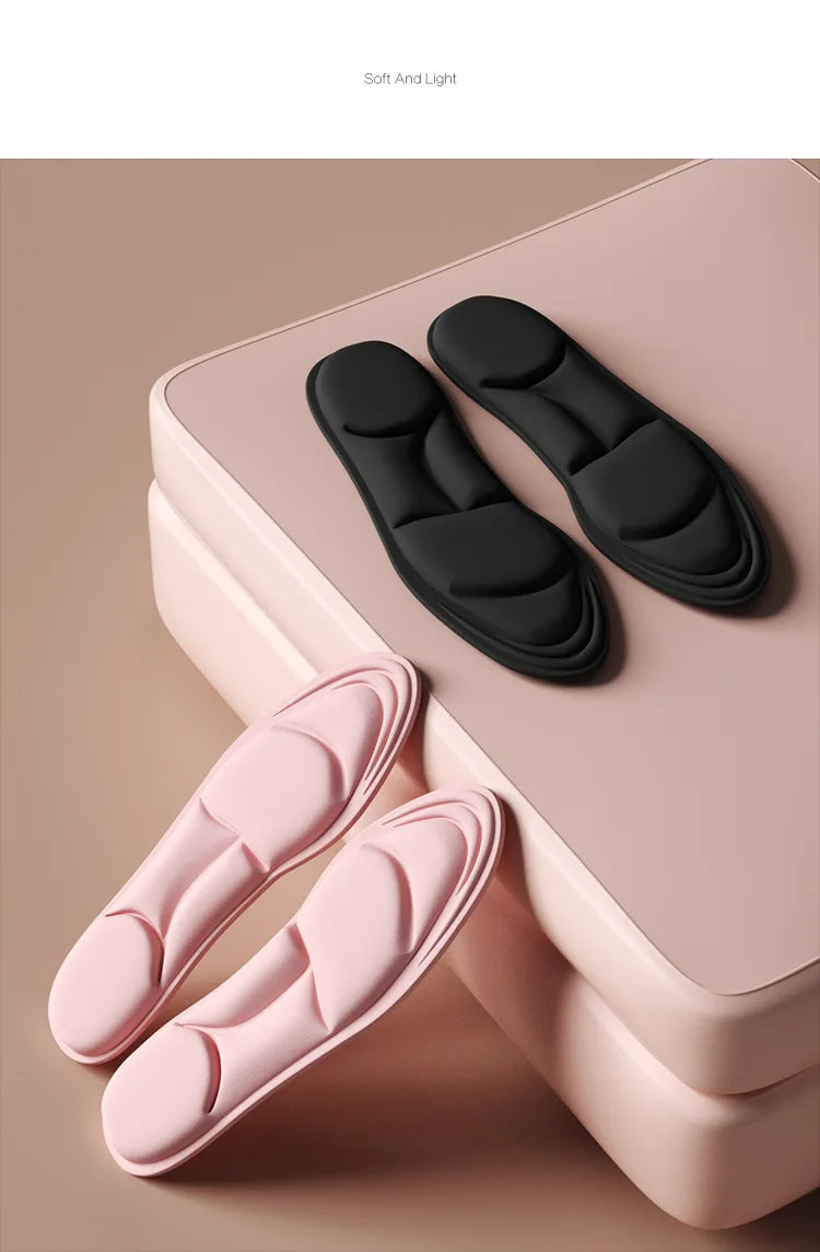 5D Insoles for Shoes Women Breathable Running Sport Insole Feet Arch Support Plantar Fasciitis Shoe Pads Memory Foam Shoe Sole