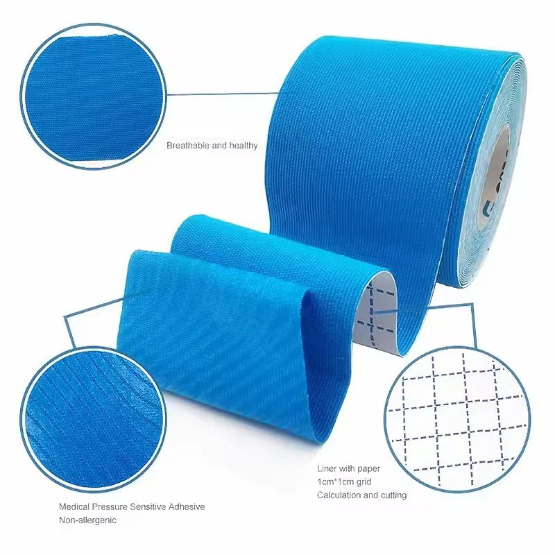 5CMX5M Muscle Recovery Patch Sports Elastic Tape Fitness Knee and Elbow Protection Elastic Fitness Equipment