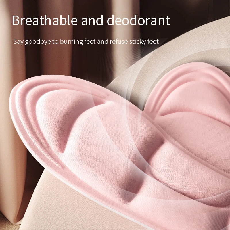 5D Insoles for Shoes Women Breathable Running Sport Insole Feet Arch Support Plantar Fasciitis Shoe Pads Memory Foam Shoe Sole
