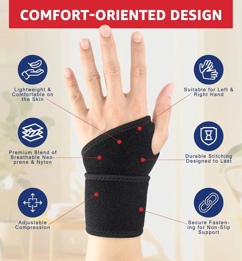 Adjustable Wrist Brace for Men & Women