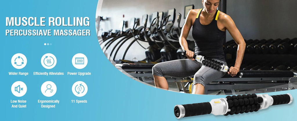 Electric Rolling Massager Percussive Massage Gun For Muscle Relaxation Massager, Muscle Relief and Recovery for Athletes Relieve
