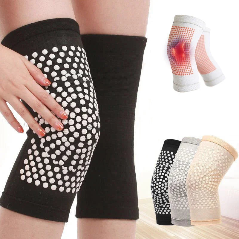 1 Pair Self Heating Knee Pads Injury Recovery Pain Relief Arthritis Kneepad Injury Recovery Belt  Sleeves Knee Support Brace