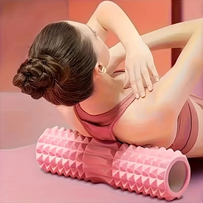 Foam Massage Roller, Hollow Yoga Column Fitness Equipment for Muscle Massage, Physiotherapy and Sports Rehabilitation, Rolle