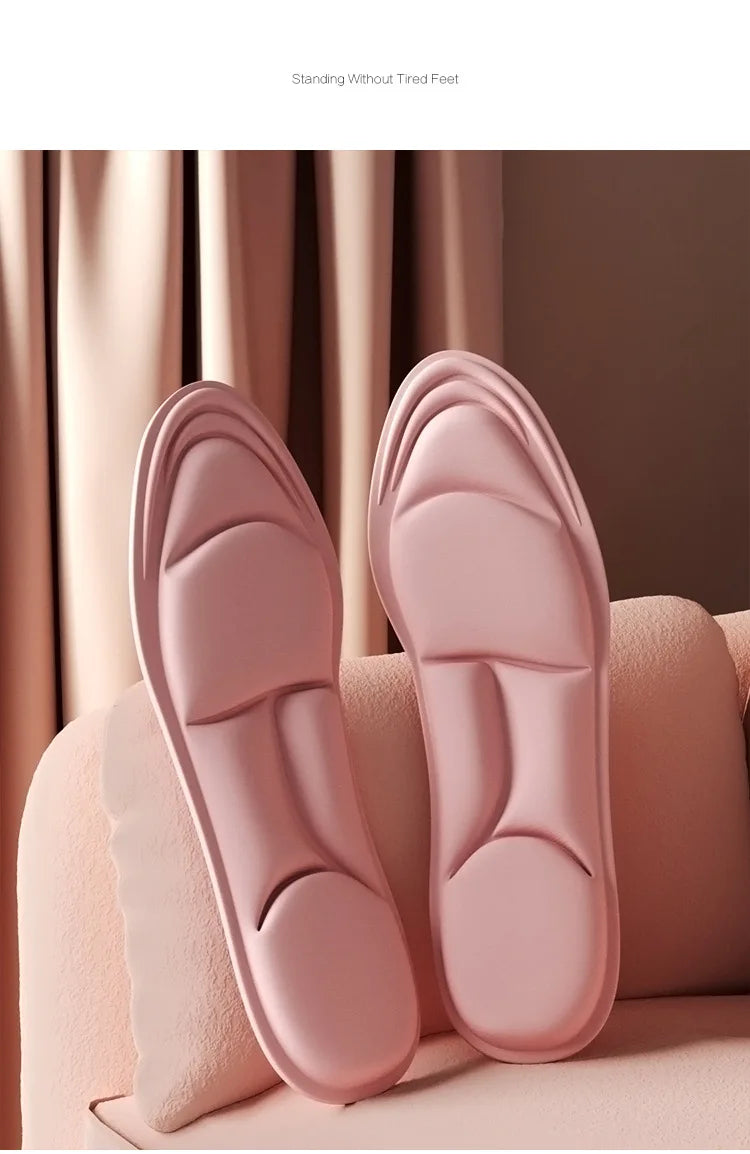 5D Insoles for Shoes Women Breathable Running Sport Insole Feet Arch Support Plantar Fasciitis Shoe Pads Memory Foam Shoe Sole